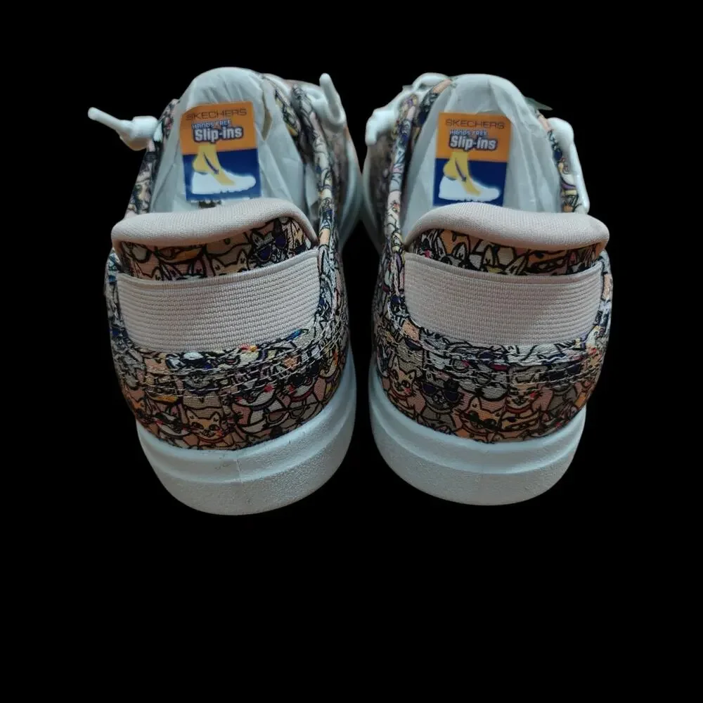 Skechers Womens D’Vine Kitty Cool Cats Slip-Ins Sneakers Size 7.5 Canvas NEW - Picture 8 of 14